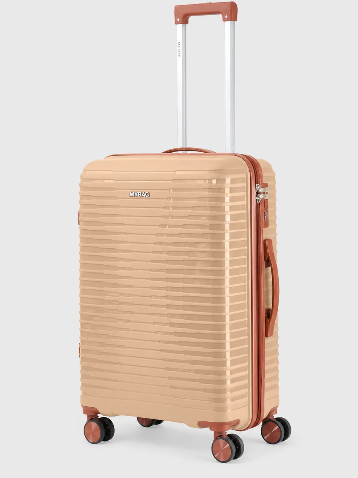 Чемодан MyBag Lumo M (шампанское)