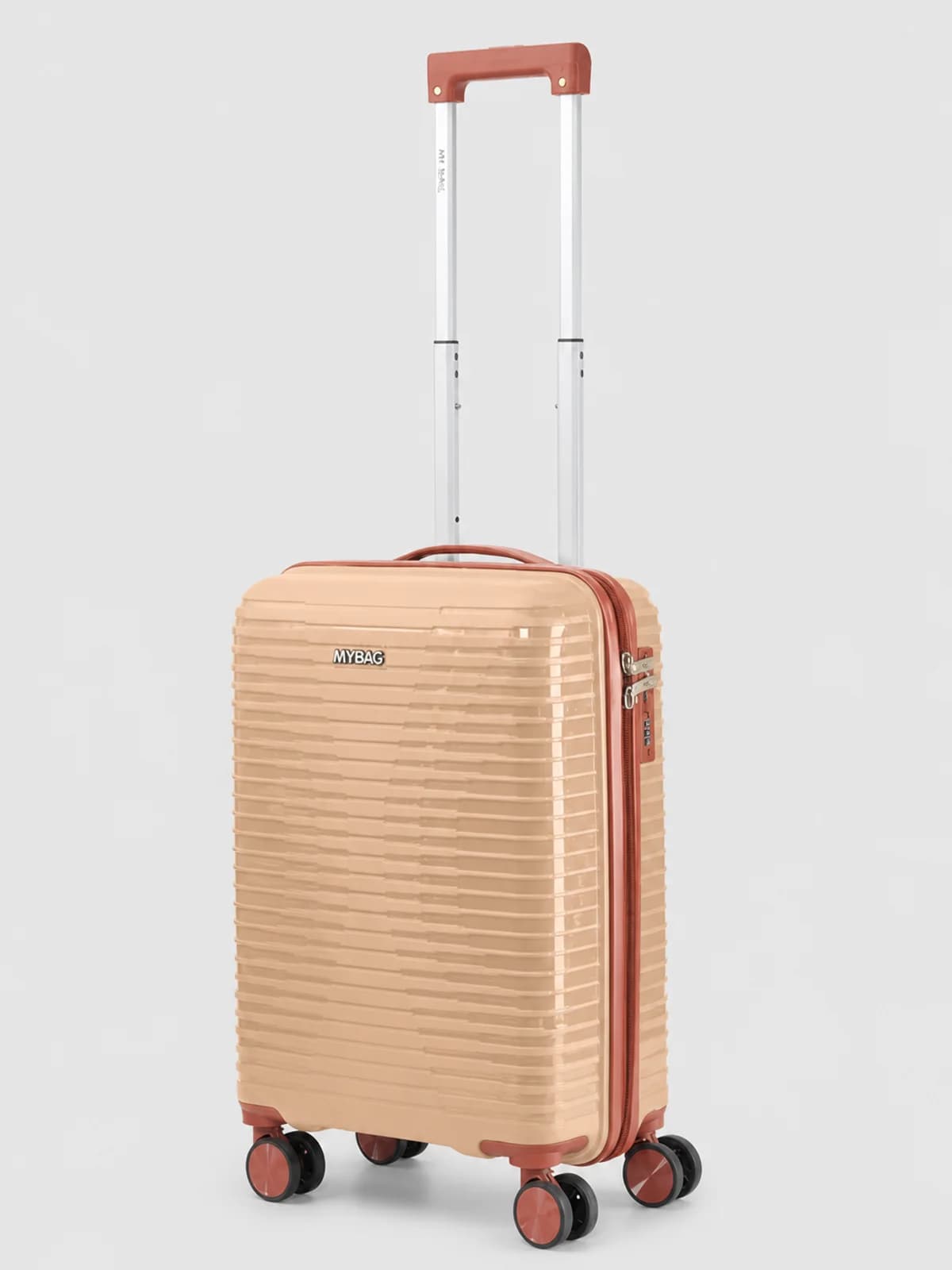 Чемодан MyBag Lumo S (шампанское)