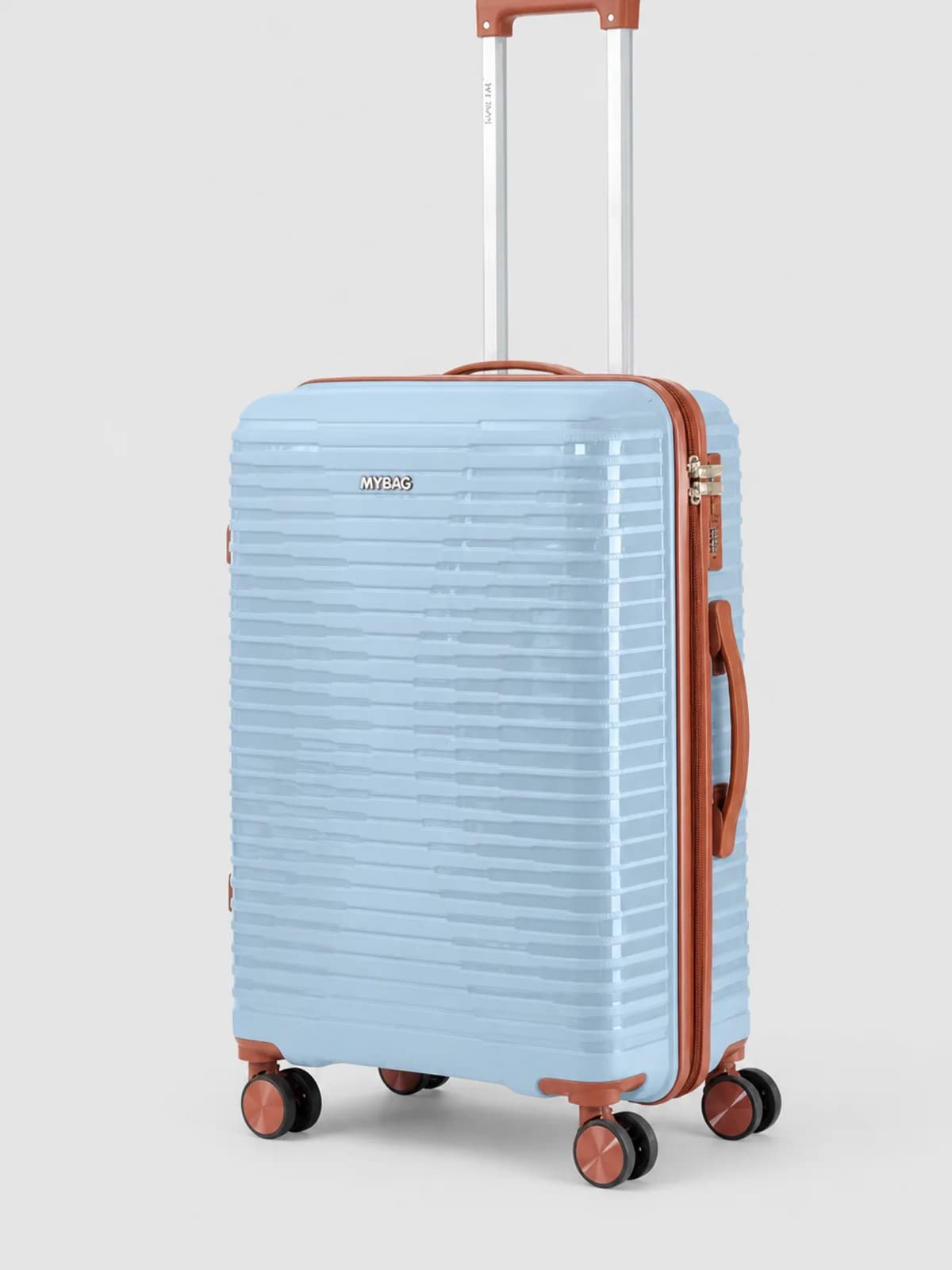 Чемодан MyBag Lumo M (голубой)