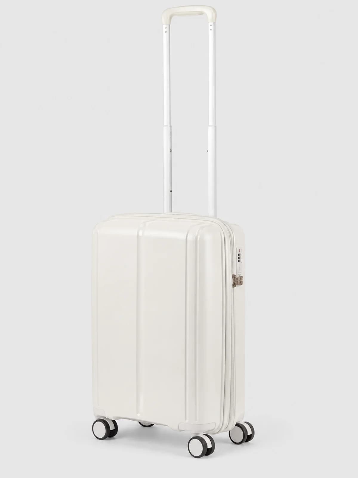 Чемодан MyBag Striped S (белый)